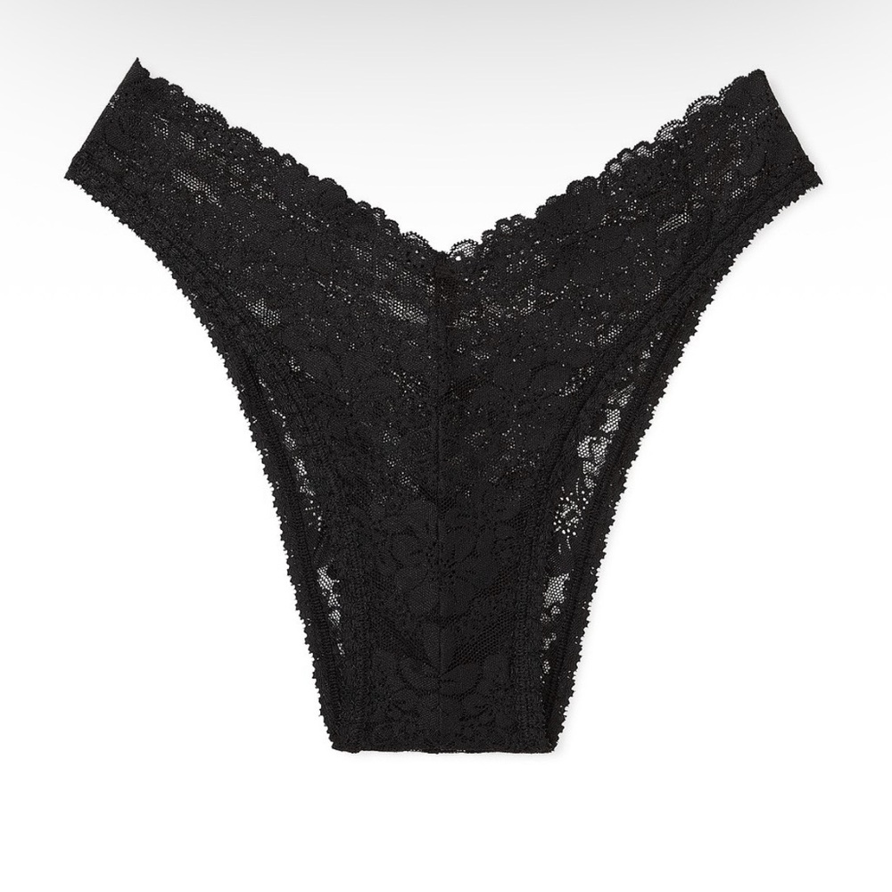 Victoria’s Secret PINK Wink V-Front Brazilian Panty in classic lace 2 pairs